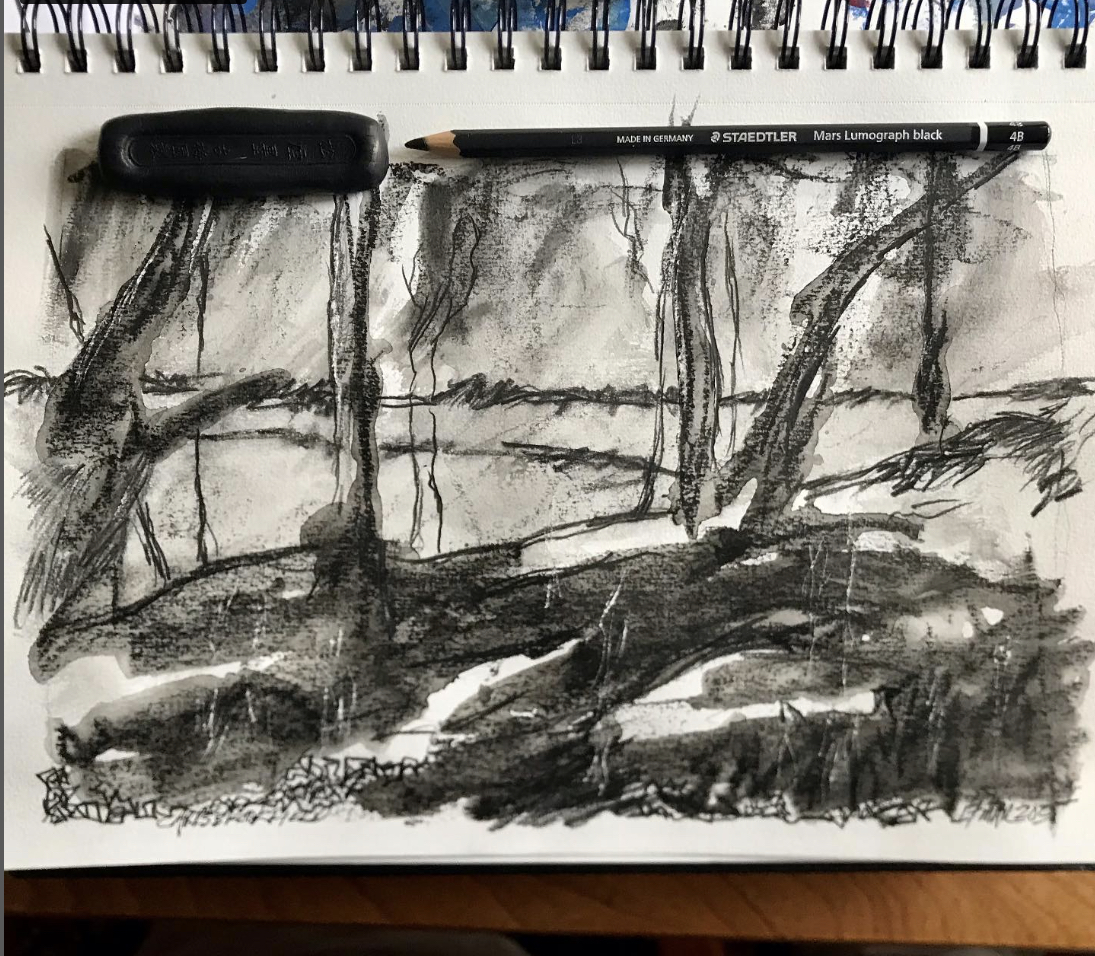 Landscape drawing
