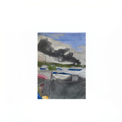 black smoke